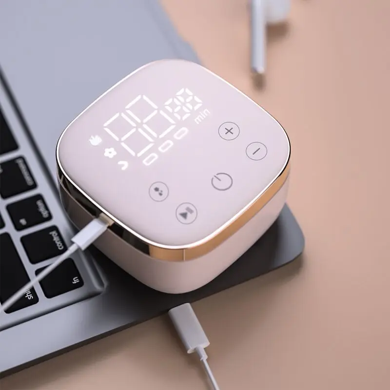 YOUHA Single Electric Breast Pump, Rechargeable, Touch Screen, USB Port, PPSU Milk Bottle, Lithium Battery