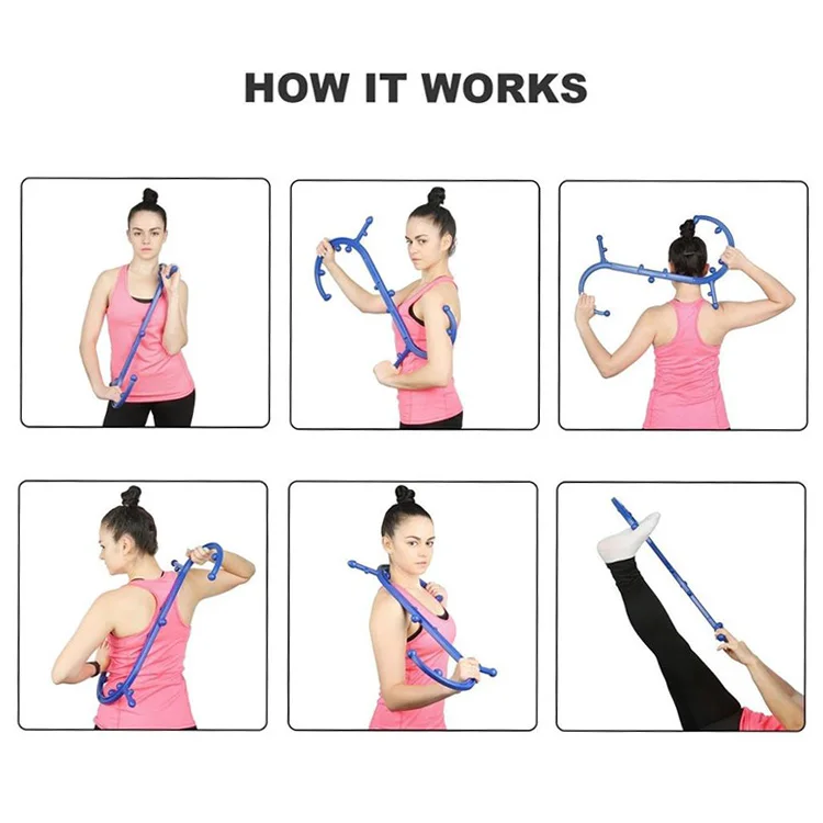 Body Muscle Stimulator Massager Tool for Neck Back Arm Leg Pain Relief