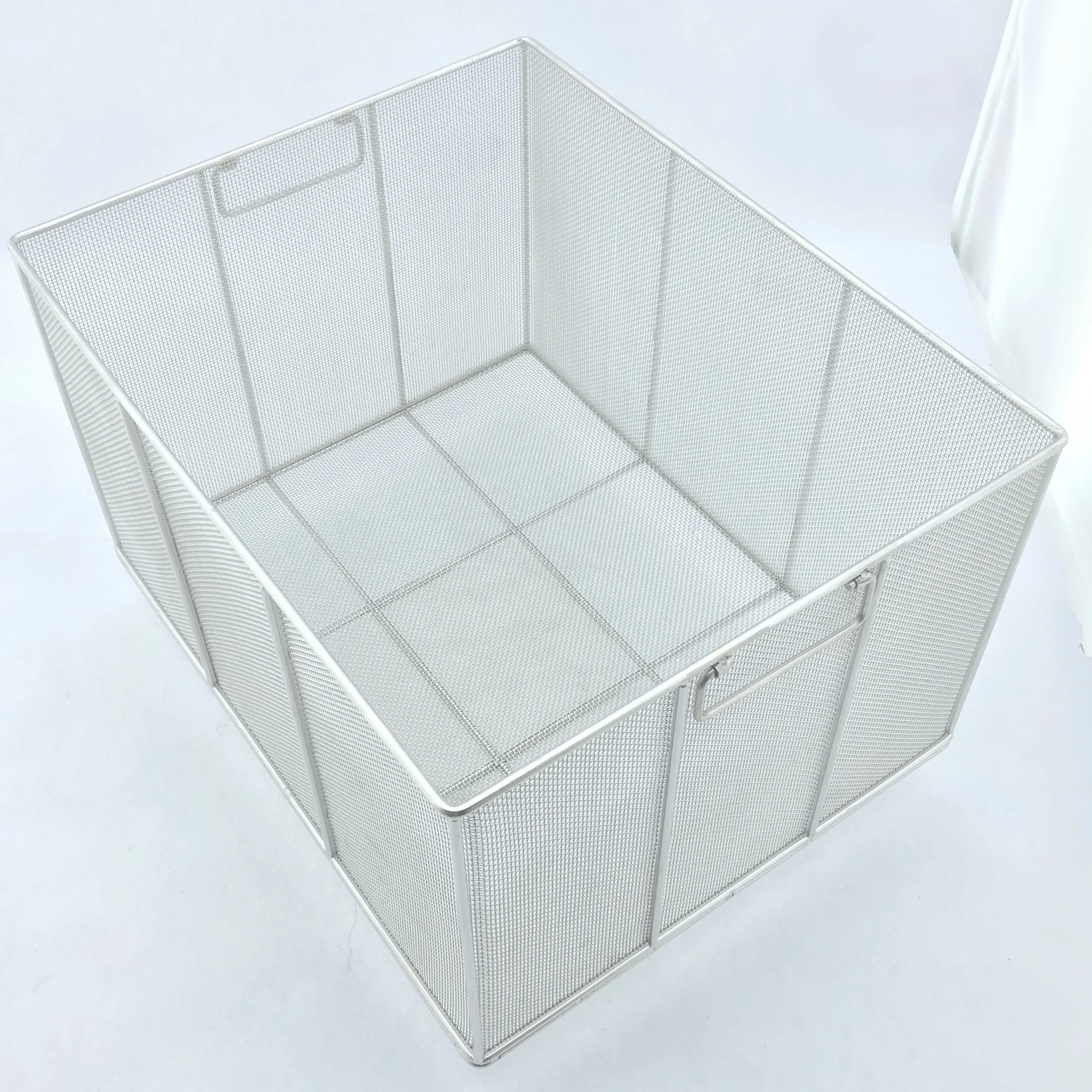 Корзины из проволоки для хранения с ручкой/органайзеры из сетки из нержавеющей стали/Органайзер из металлической сетки