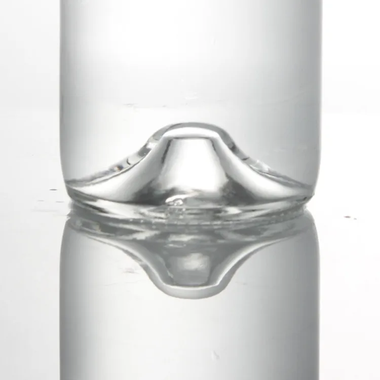Wholesale Geneva Glass Bottle 375ml 750 ml Embossed Bottom Whisky Rum Tequila Gin Bottle