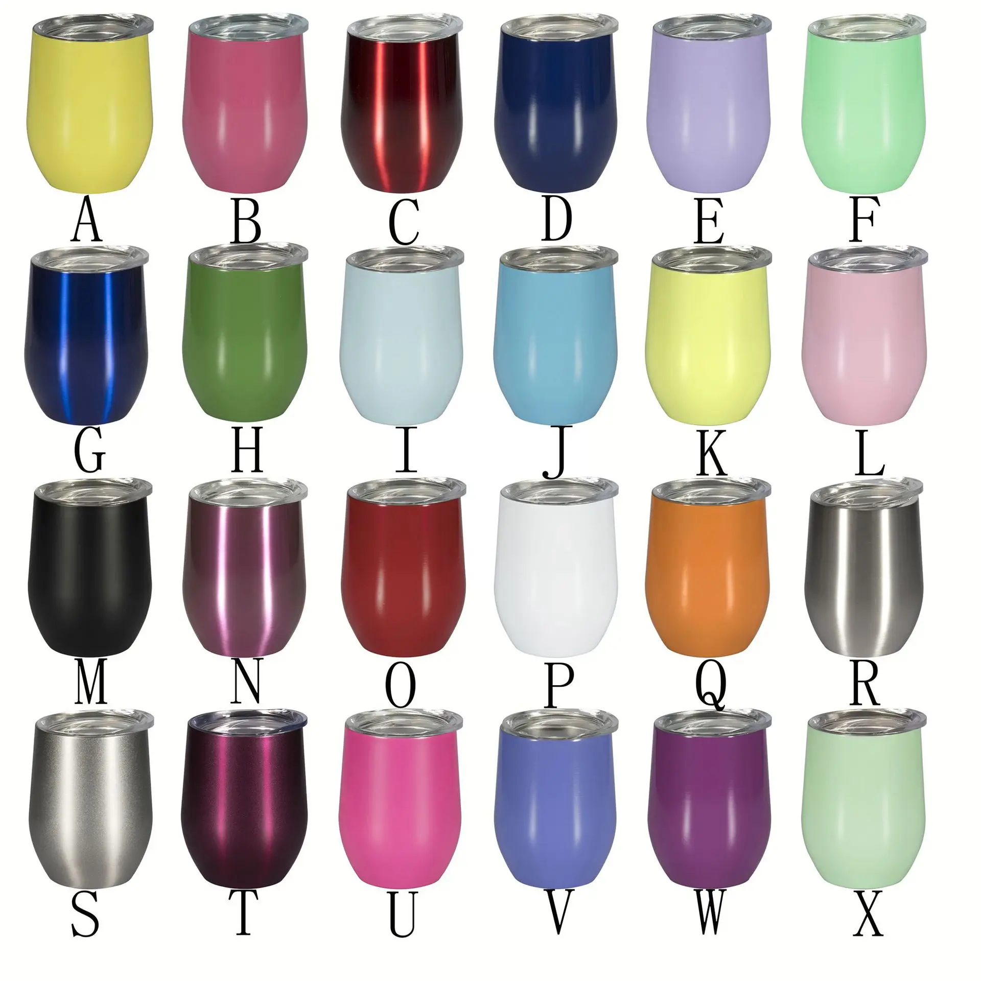Ailingalaxy wholesale 12oz sublimation wine tumbler blanks insulated wine tumbler