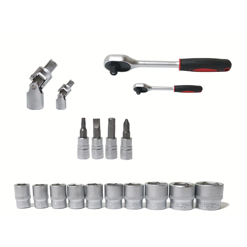 108 PCS Professional Heavy Tool Kit Portable Auto Repair Hand Tools Socket Wrench Set