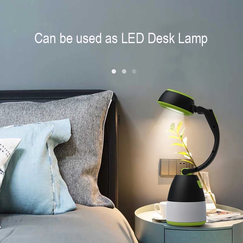Rechargeable Camping Lantern Hand Lamp Table Lamp 3in1 Emergency Portable LED Camping Lights