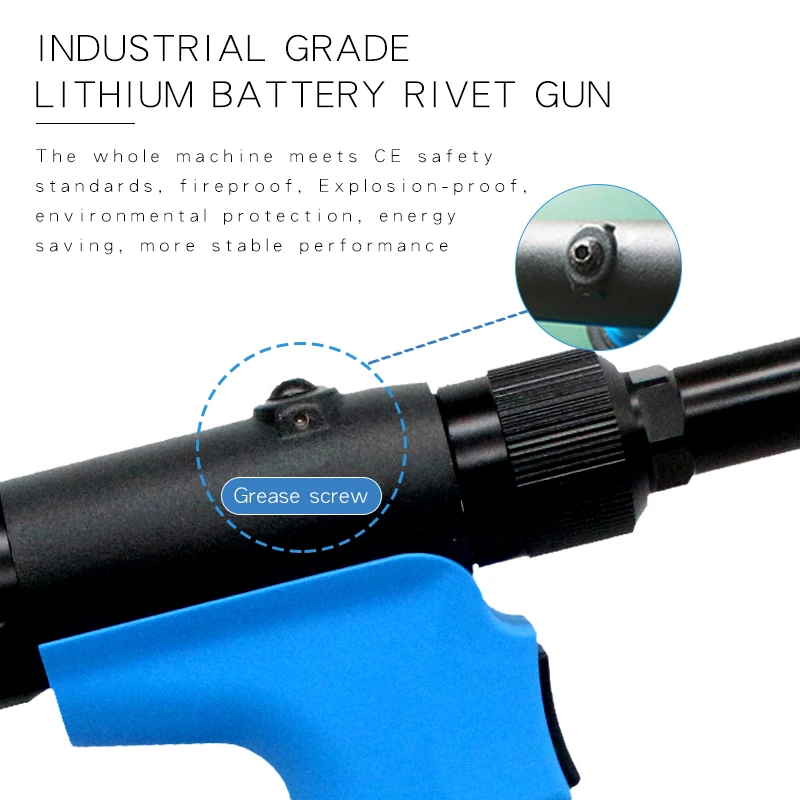 RL-4000h pneumatic air riveter Blind rivet gun4.0 4.8 6.4mm pneumatic rivnut gun air rivet tool hammers Pneumatic
