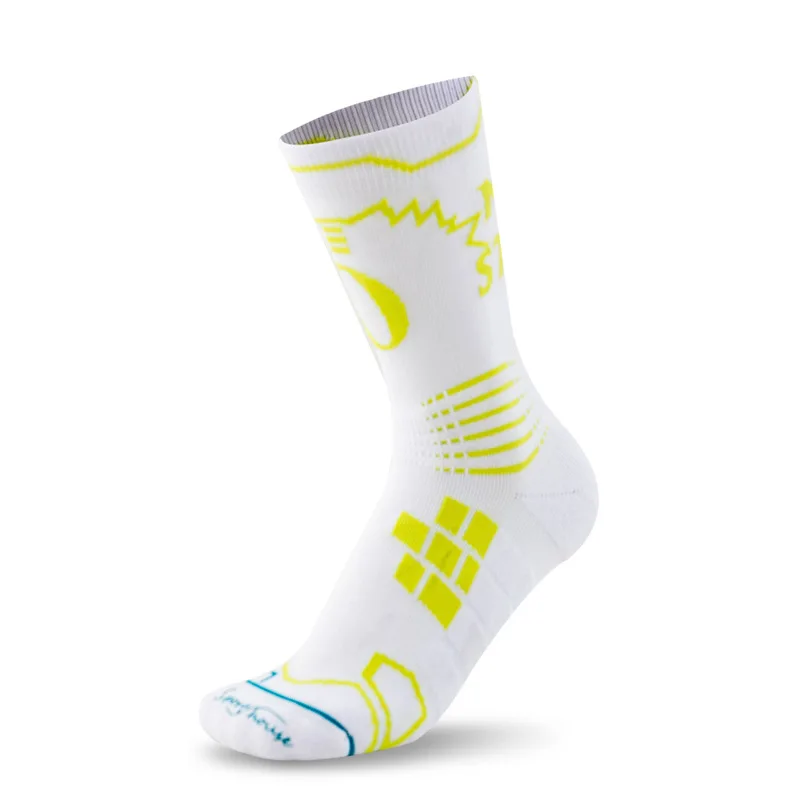 Custom Logo Outdoor Sport Elite Socks Nylon Crew Breathable Basketball Socks For Men