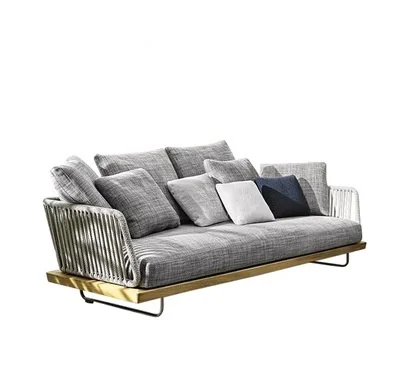 Modern patio sectional outdoor furniture sectional bali furniture wood outdoor sofa cushion rattan sofa bed