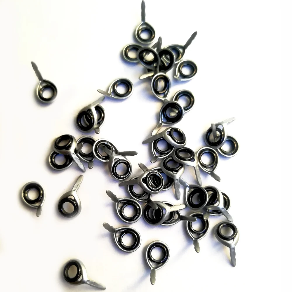 Fishing rod guide KTSG stainless steel deep pressed frame single leg SIC ring for fishing rods