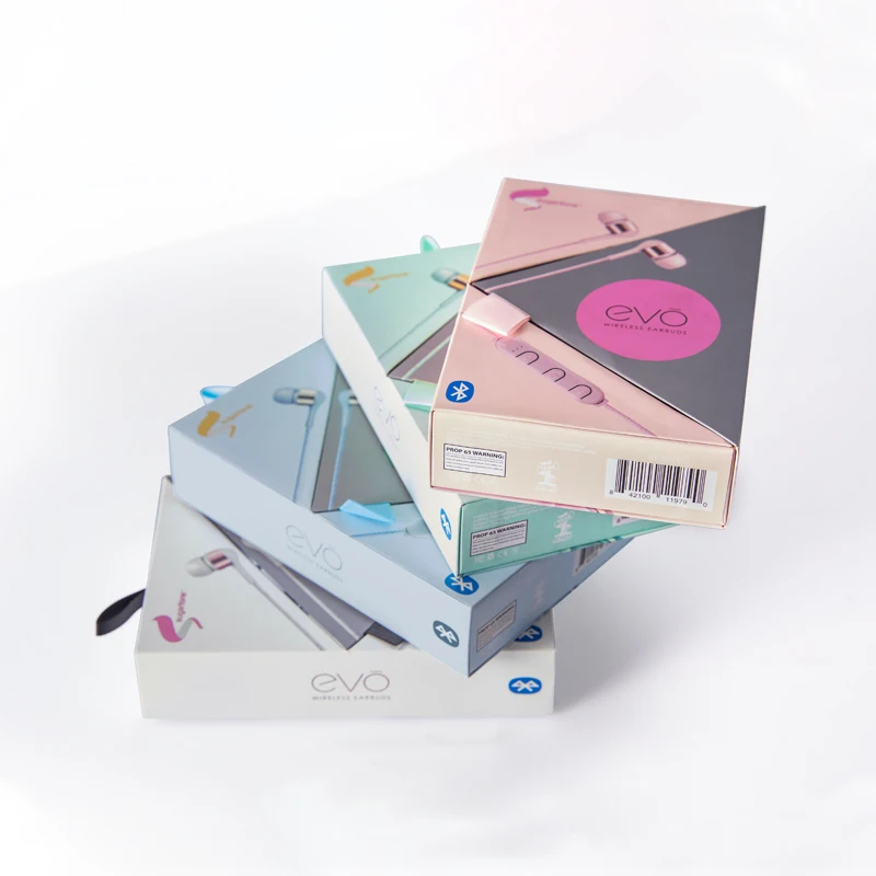 Customized cheap price plastic window earphone packaging electronic accessories packaging box mobile phone bags & cases box