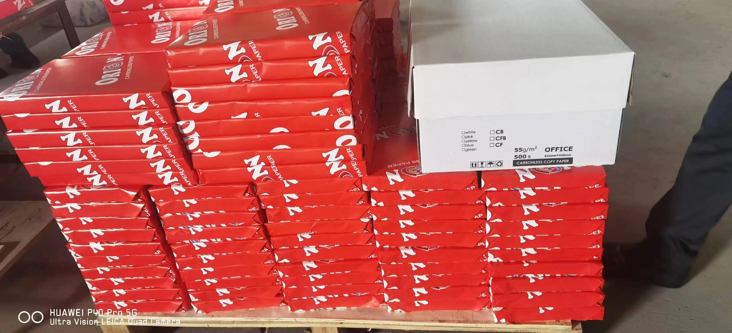 NCR Superior Carbonless Paper, 4-Part, Straight, White/Canary/Pink/Gold, Letter Size, Carton of 5,000 sheets