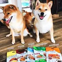 Delicio Dog training treats made with REAL SALMON and VEGGIES plus DHA and 15 Vitmamins & Minerals for BRAIN DEVELOPMENT