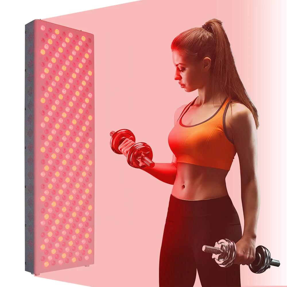 Free Logo Customize 1500W Red Near Infrared Led Light Therapy Near Infrared Lamp Panel Red Light Therapy Device for Pain Relief
