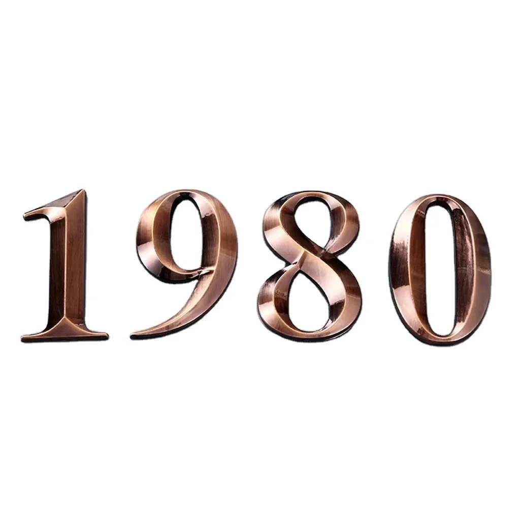 New Modern Hospital Mirror Metal Number Hotel Name Design Aluminum Led Office Custom Logo Business Acrylic Plate Door Sign