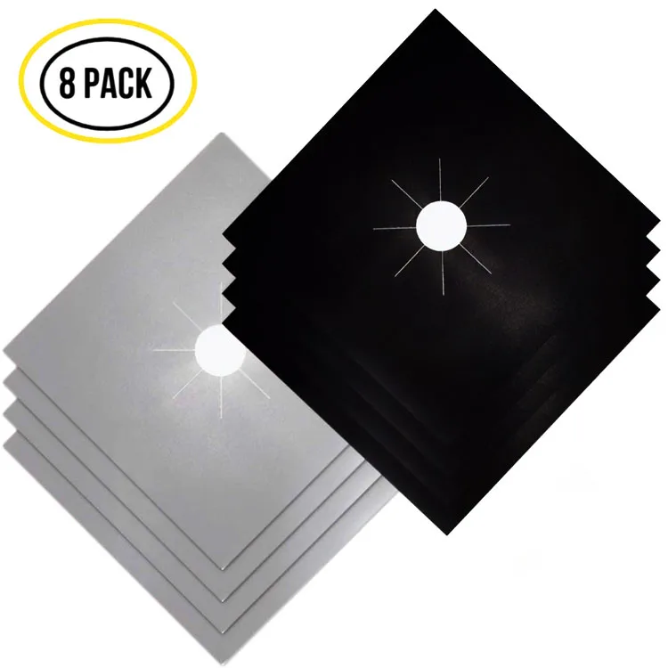 Hot Selling 0.20mm Gas Range Protectors Stove Burner Covers Top Protector for Hob Liner