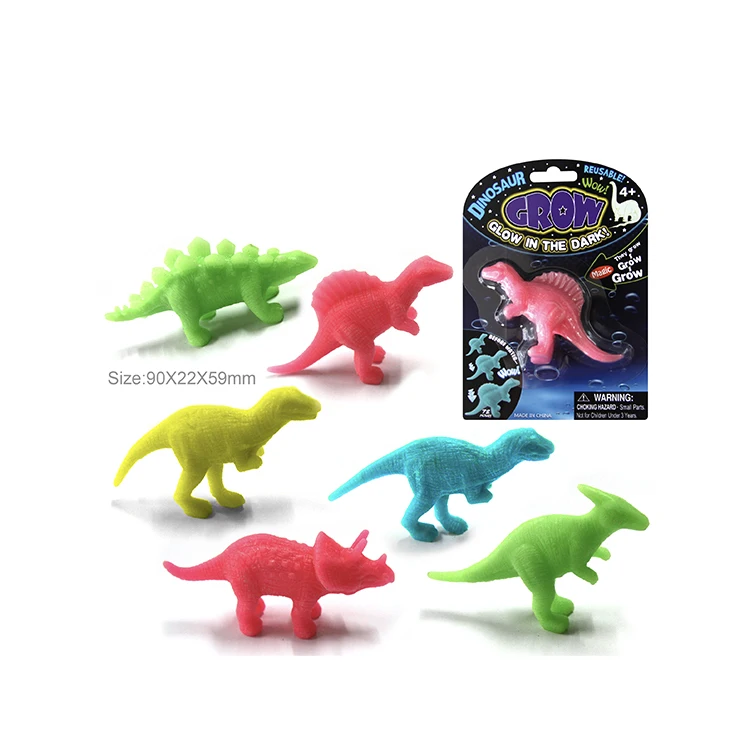 Factory Price Non-Toxic Harmless Water Swelling Enlarge Color Wildlife Tyrannosaurus Rex Toy