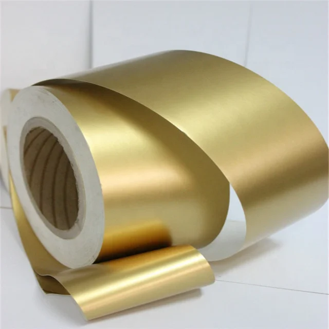 Gold aluminum  foil  paper  used  for  cigarettes  packing box