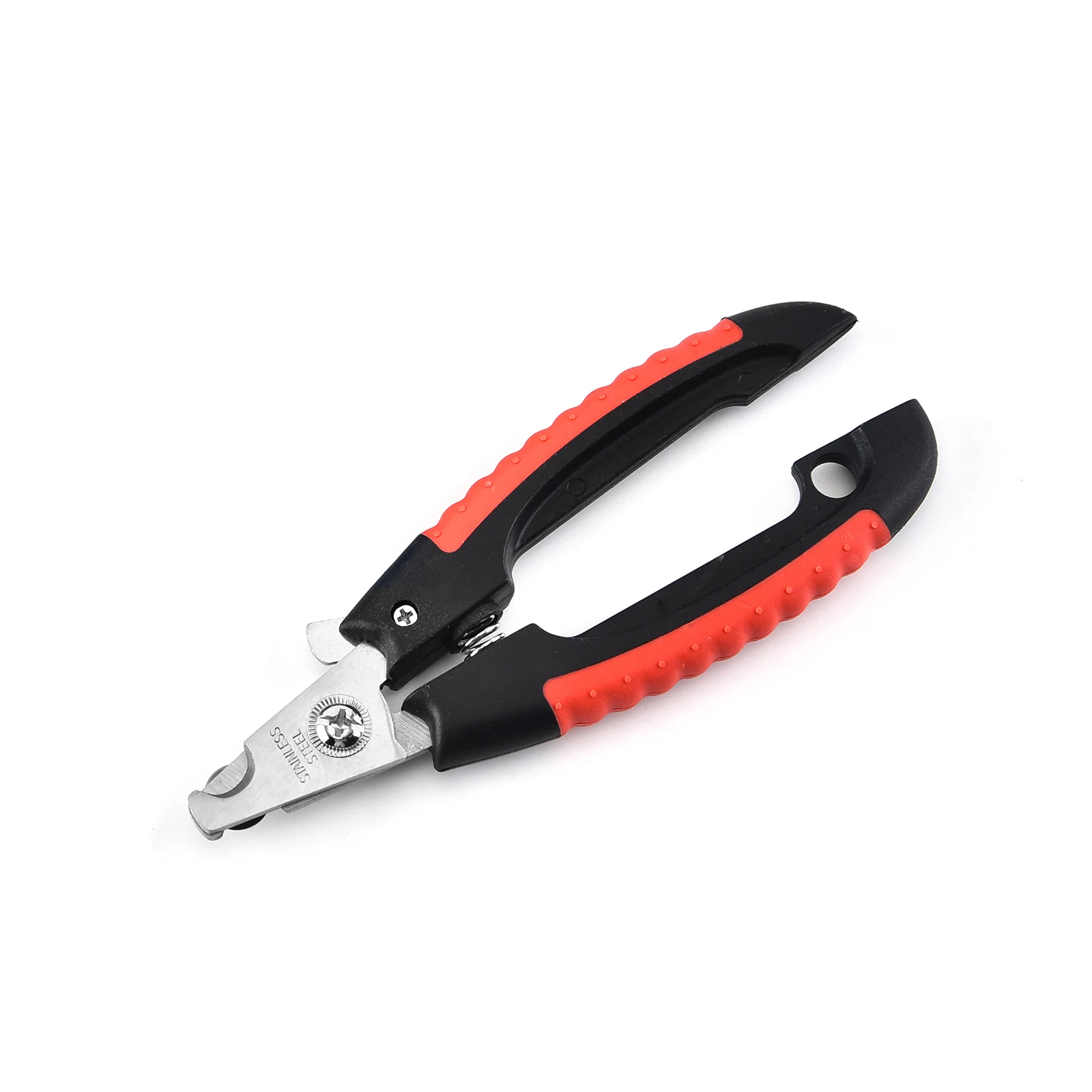 Manufacturers custom environmental protection PP handle stainless steel dog toenail beauty products dog pet nail scissors and do