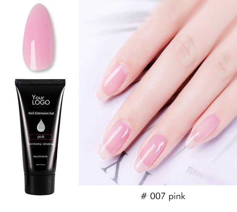 Private label 15g/30g/60g 2020 poly gel soak off poly gel UV nail gel polish