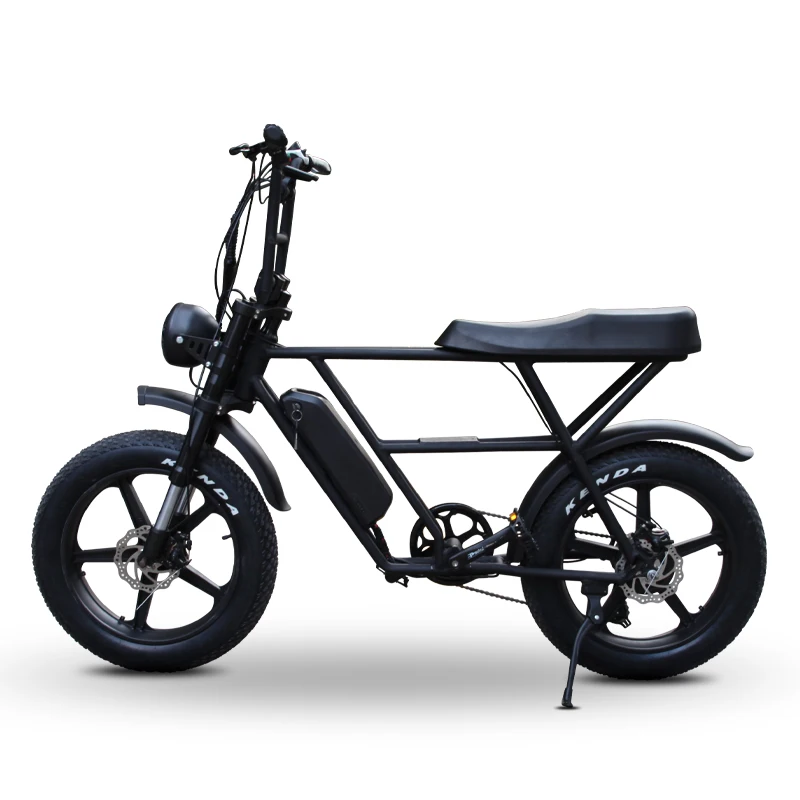 2022 New Motorcycle vintage electric folding bike fat tire mountain electric bicycle