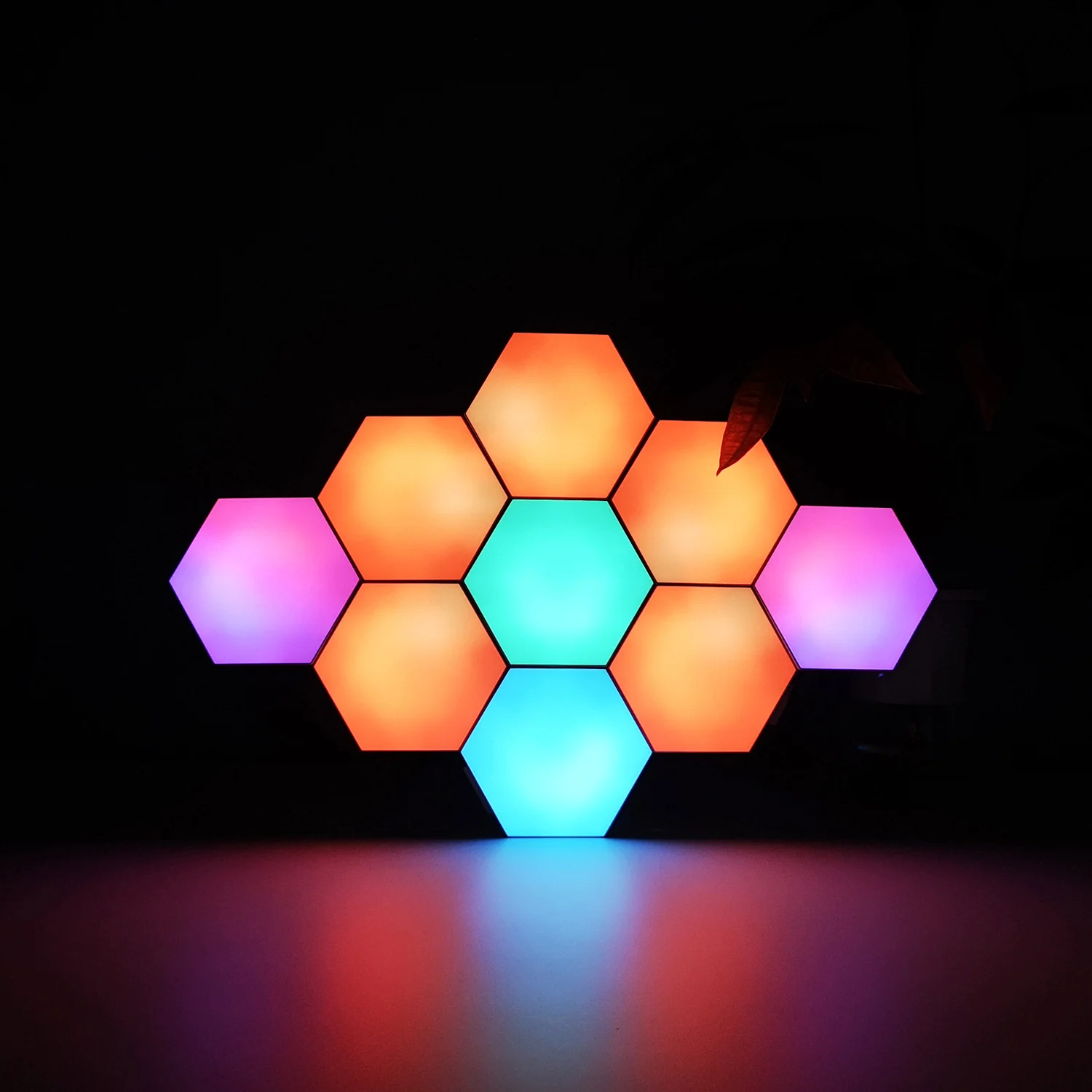 Mobile app CONTROL Aurora Light 2021 новый модуль с Сотами шестигранная лампа для украшения игровой