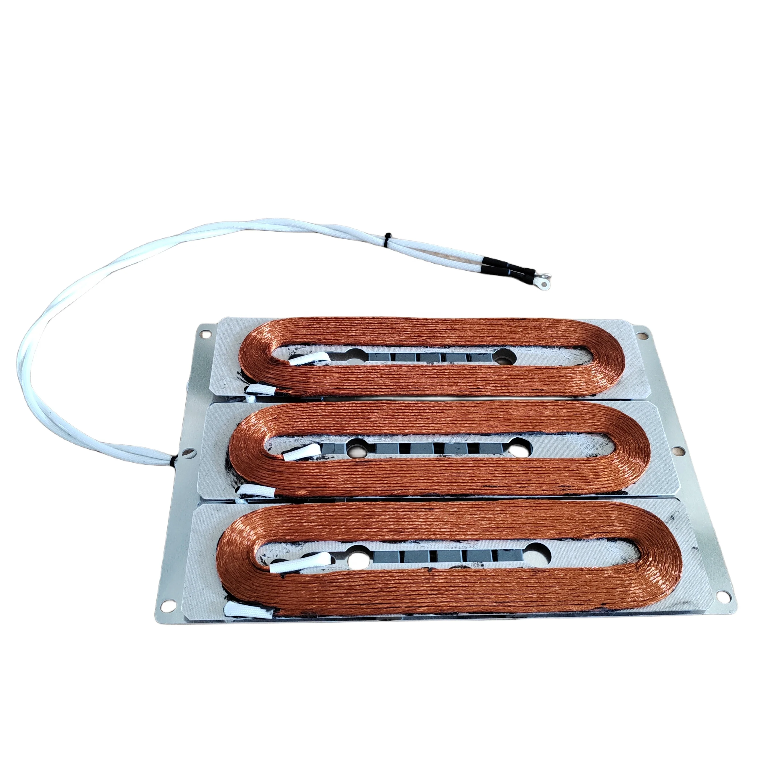 Factory 320mm Square copper coils with Alu base induction heating copper Coil 5kw induction cooker coil