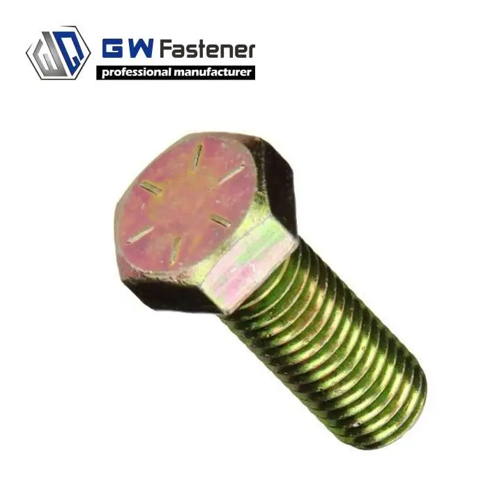 SAE Grade Cap Screws ASTM A307 Grade A ASTM A449 ASTM A354 Grade 2 5 8 Hex head cap screw bolt
