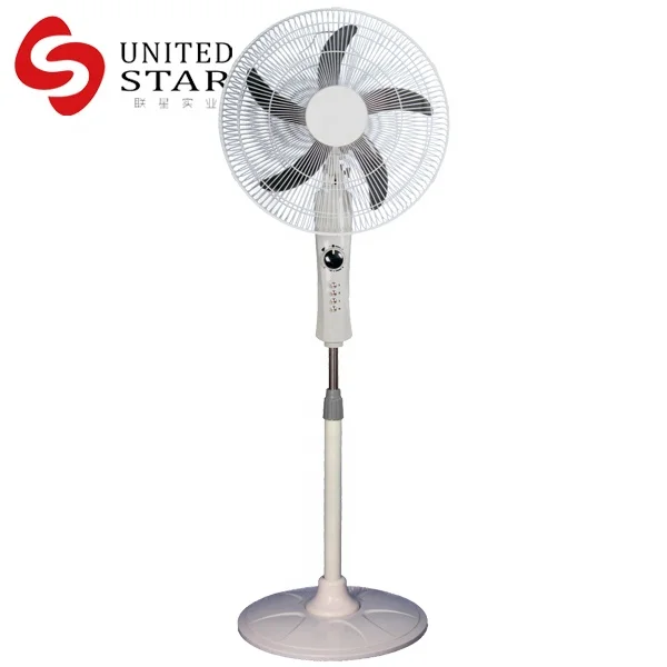 16-дюймовый Электрический вращающийся вентилятор Европа пластиковая решетка напольные 5 Лезвия Спецификация вентилятор на подставке