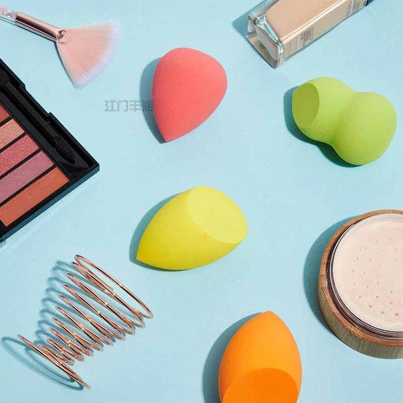 DailyQueen Soft Vegan Makeup Foundation Blender Latex-Free Synthetic Hair Powder Puff Blusher Wholesale Cosmetic Beauty Tool