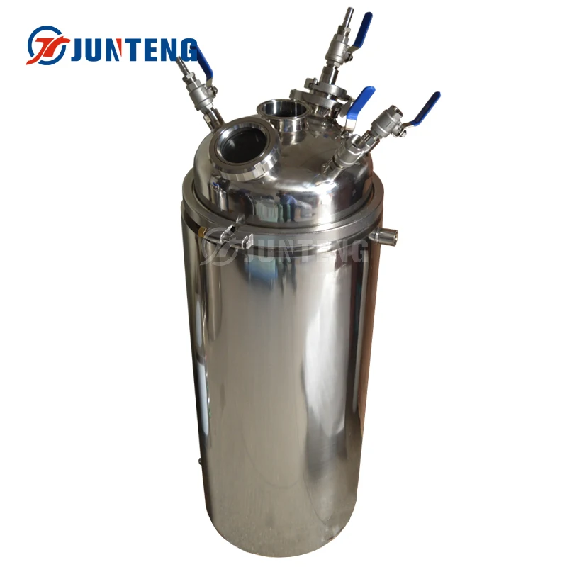 Solvent tank with lid flat SS304 recovery tank single wall for closed loop extractor