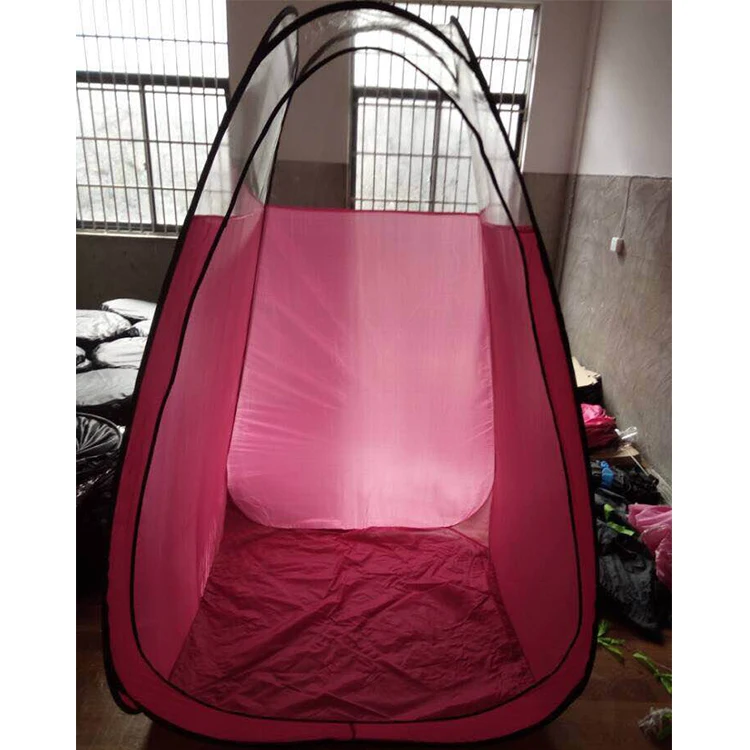 Wholesale Double Layers Pop Up Tent Waterproof Pop Up Spray Tan Portable Tent