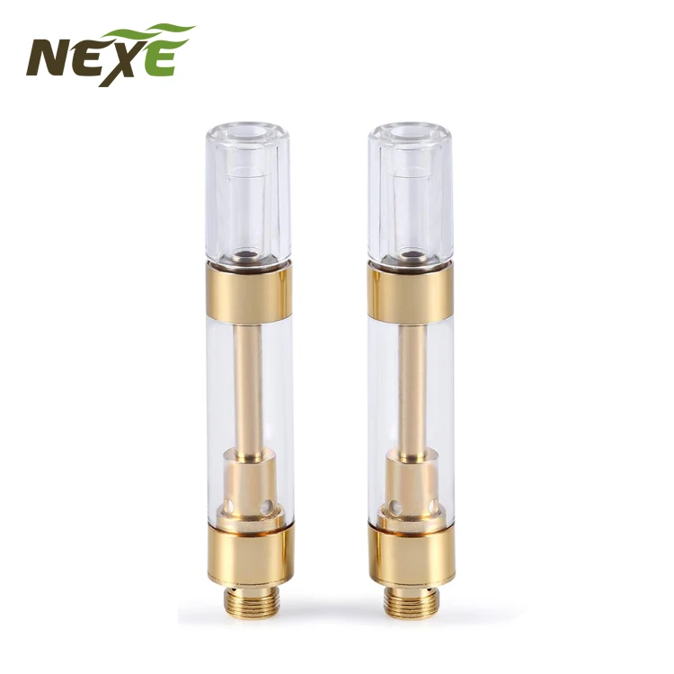 
lead free Gold color ceramic vape cartridge 510 atomizer disposable for 510 thread cbd carts cbd vape carts 