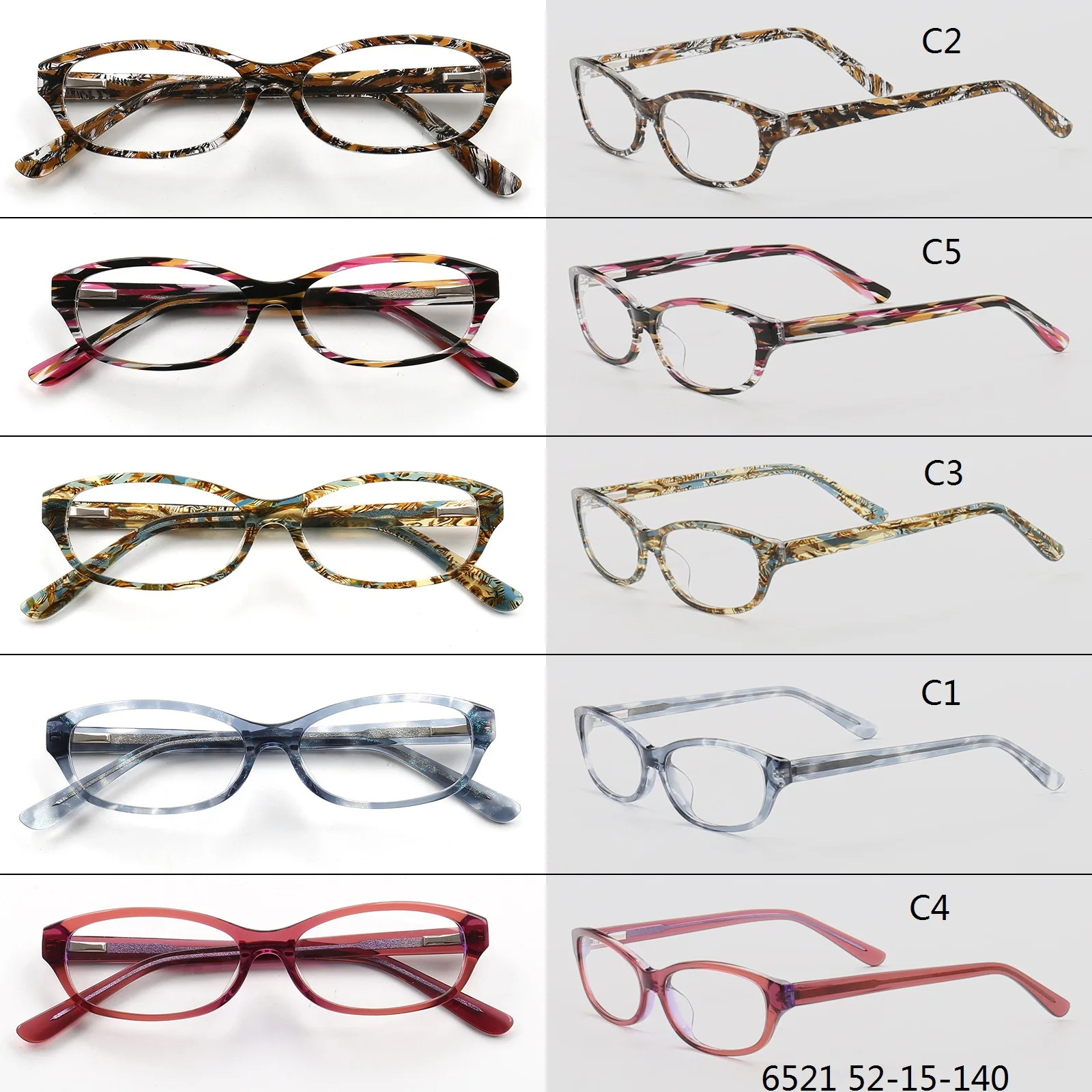 Luxury High Quality Brand Thick Premium Rectangle Retro Italian Acetate Sunglasses Round Steampunk 2022 Acetate Sunglasses Women