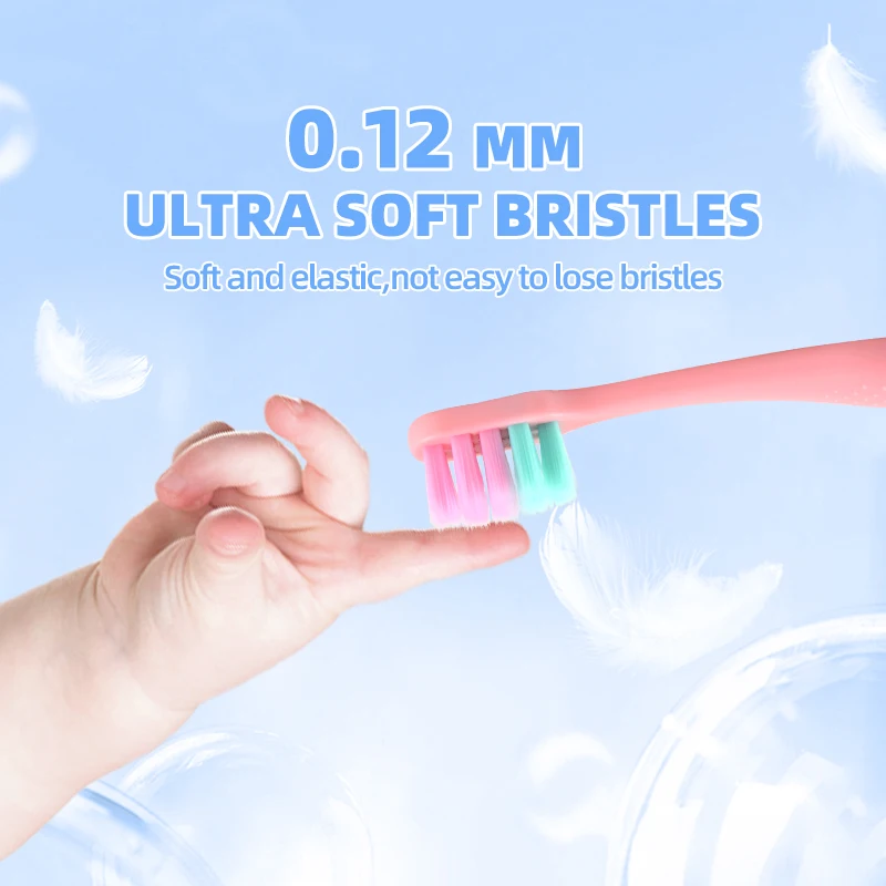 Factory Wholesale Premium Children Soft Bristles Tooth Brush With Color Matte Finish Handle Manual Toothbrush Kids For Oral Care
