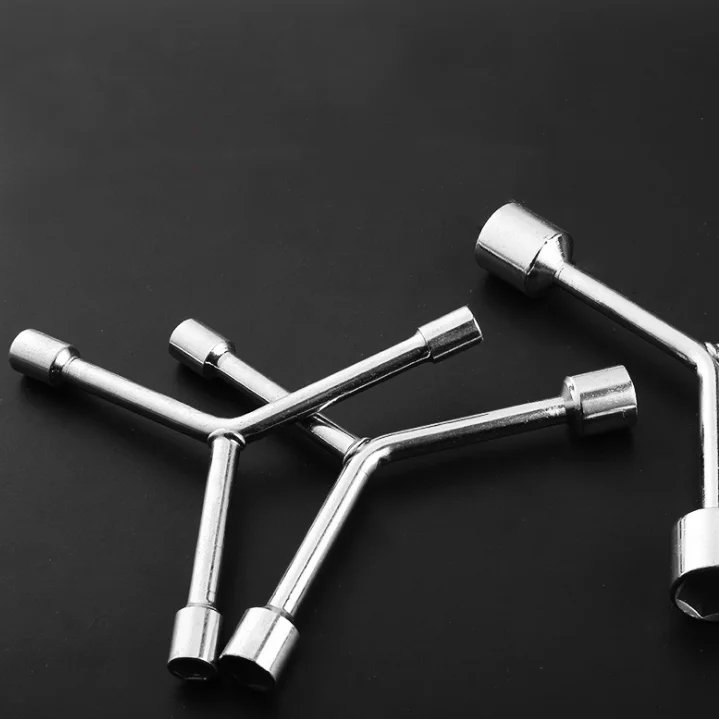 8-10-12 Bicycle Auto Repair Tool Fixed End  Y Type Spanner 3 Way Hexagonal Hex Socket Wrench