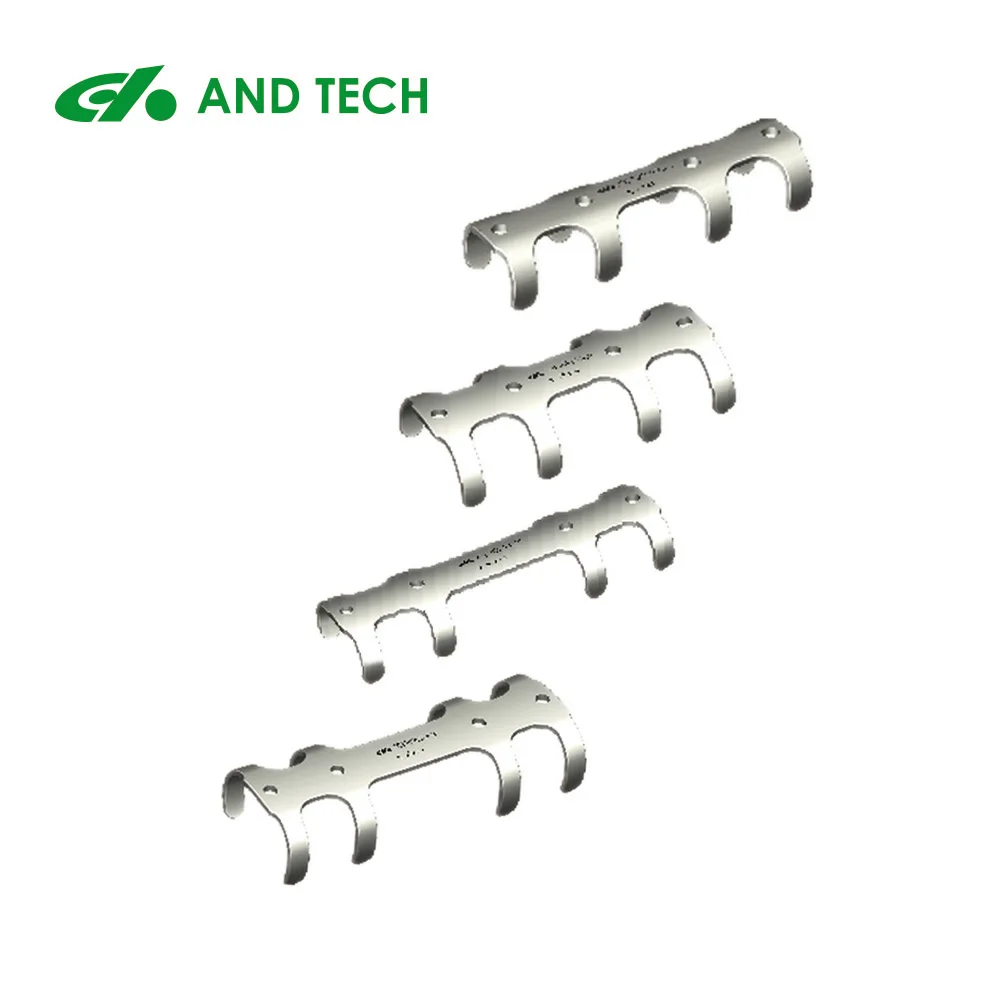 Стерильная упаковка из чистого титана, хирургическая ребристая операция, Сертификат ISO CE, ортопедический имплантат ребристой пластины