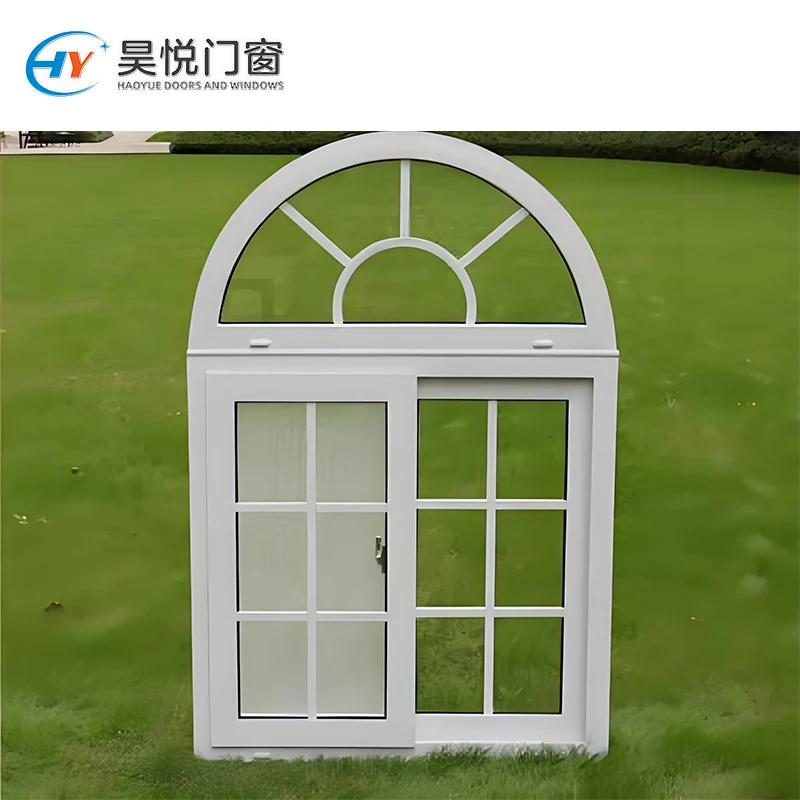 Factory New High Security Small Size PVC Windows Horizontal Double Glazing Basement Window Stainless Steel Louver Sliding Window