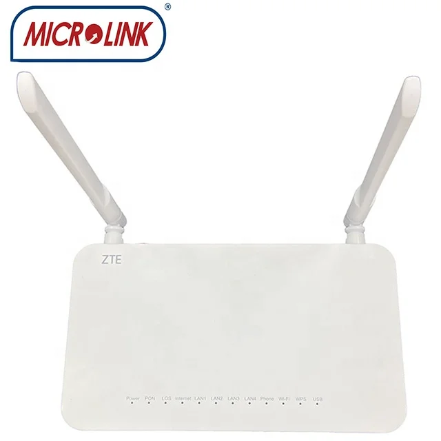 F670L  GPON ONU ONT modem 4GE+1POTs+ 1USB+ Dual Band 2.4G&5.8G AC WIFI6 GPON router for ZTE