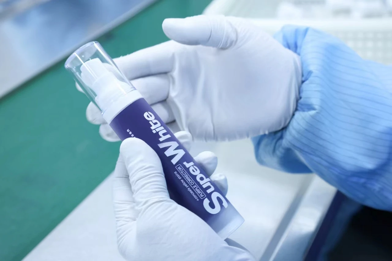Custom V34 Color Corrector Teeth Whitening Purple toothpaste