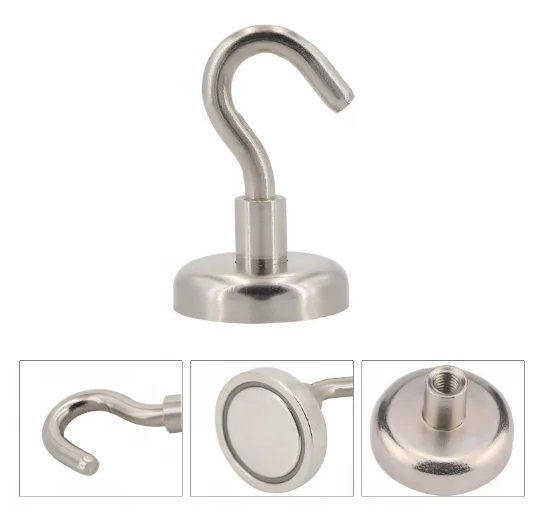 Neodymium Magnet Manufacture Hook Magnetic Assembly