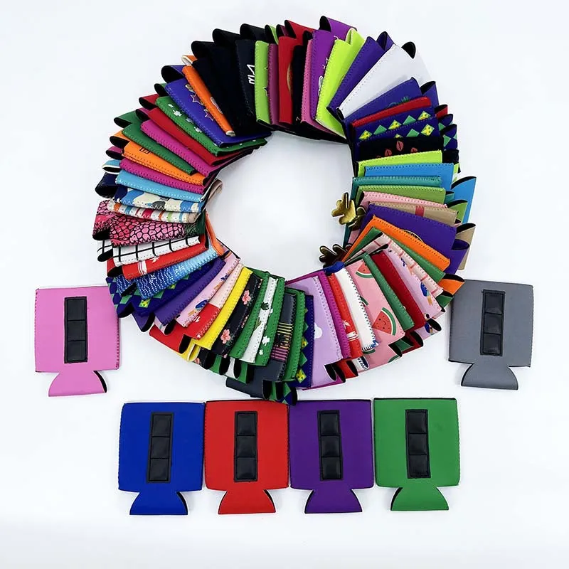 UOO OEM RPET Recycled Neoprene Available 330ml Custom Printing 3 Magnets Various Neoprene Can Cooler Magnetic