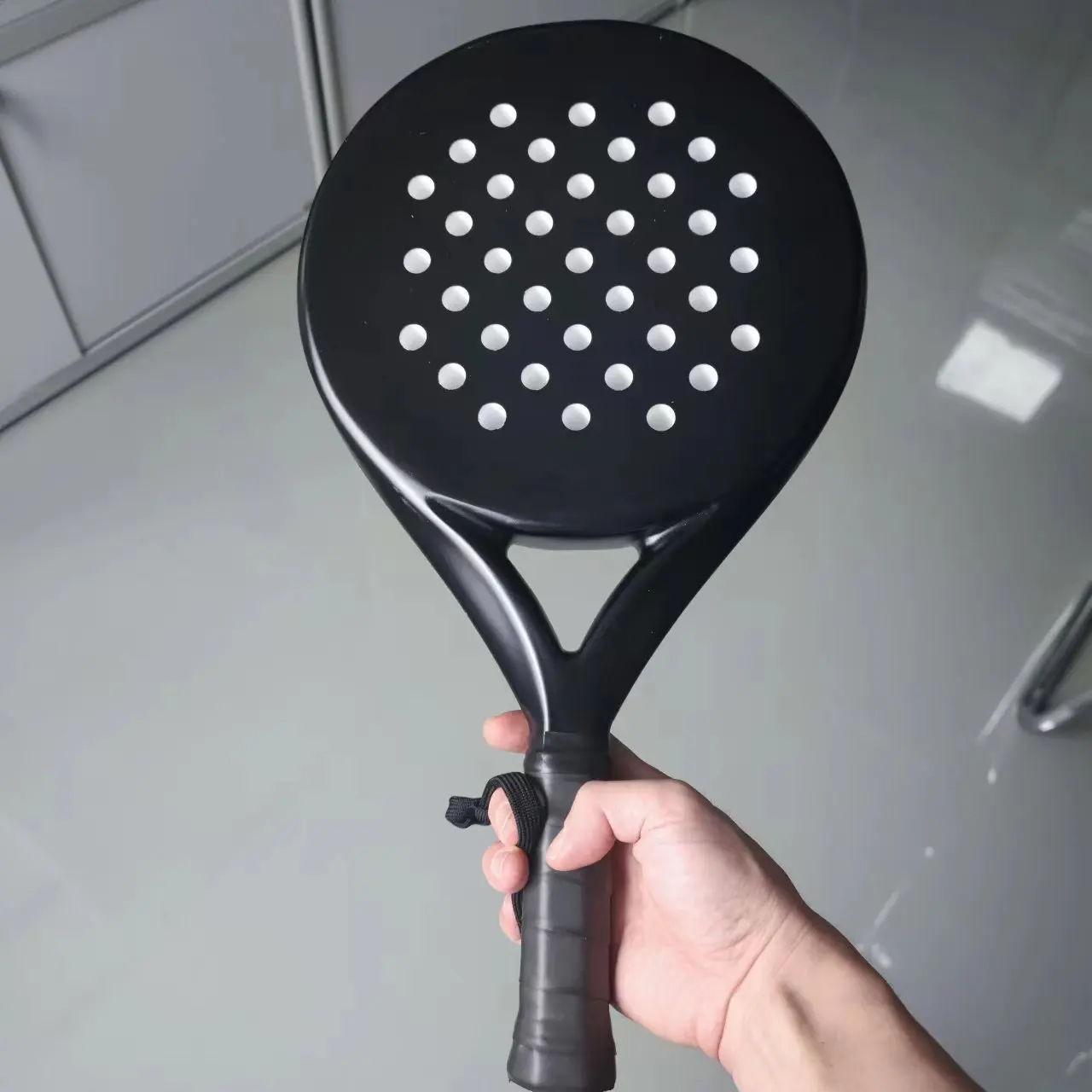 Manufacturer Professional Oem Custom Design Wholesale 3K Tennis Racket Carbon Fiber Padel Raquets Paddle Tennis Rackets