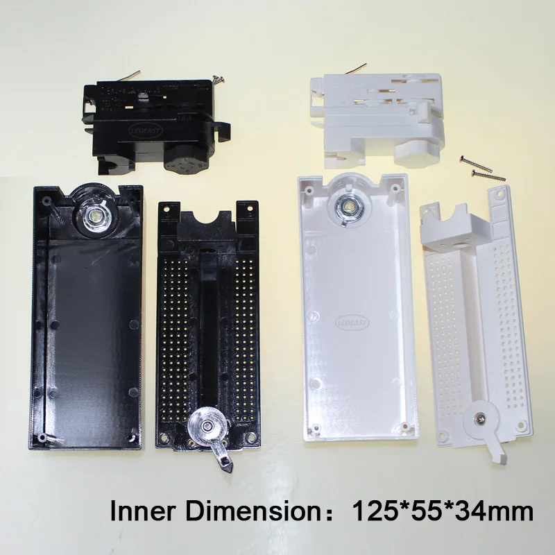 LEDEAST THB 2-Pin 1 Phase 3-Pin Three 3 Circuit Adapter Box for Track Head System Light Driver