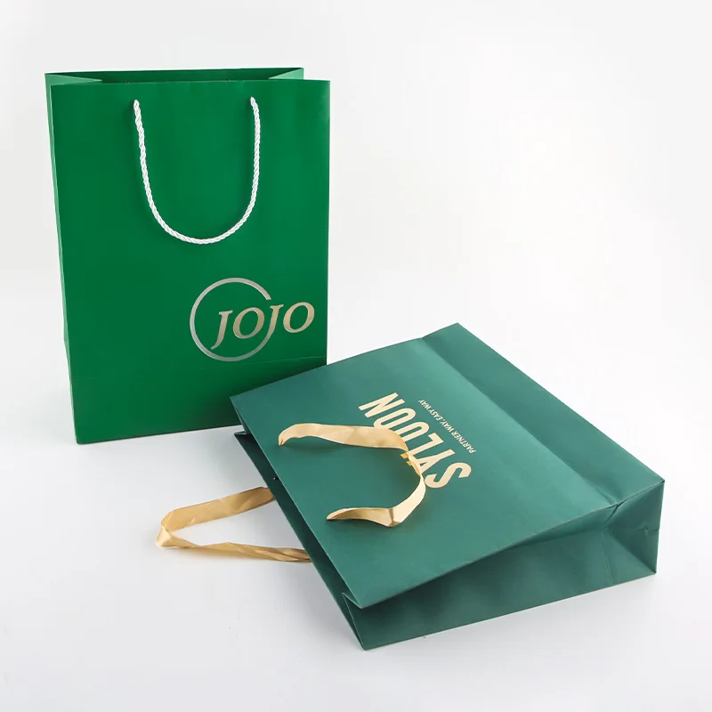 handles low price business supplier wedding with handle Colorful clothing bag with handle nature kraft paper shopping bag