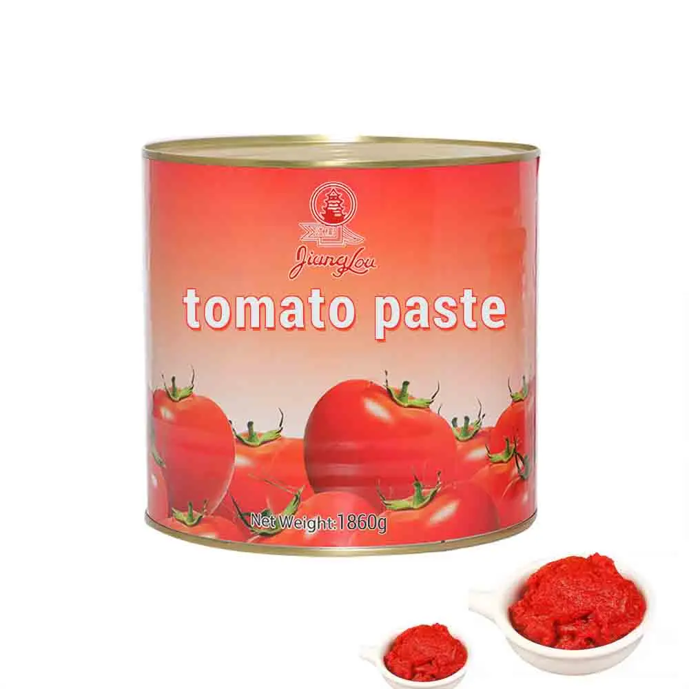 Лидер продаж Свежая вкусная красная саше томатная паста консервированная на заказ 1860 г томатный кетчуп