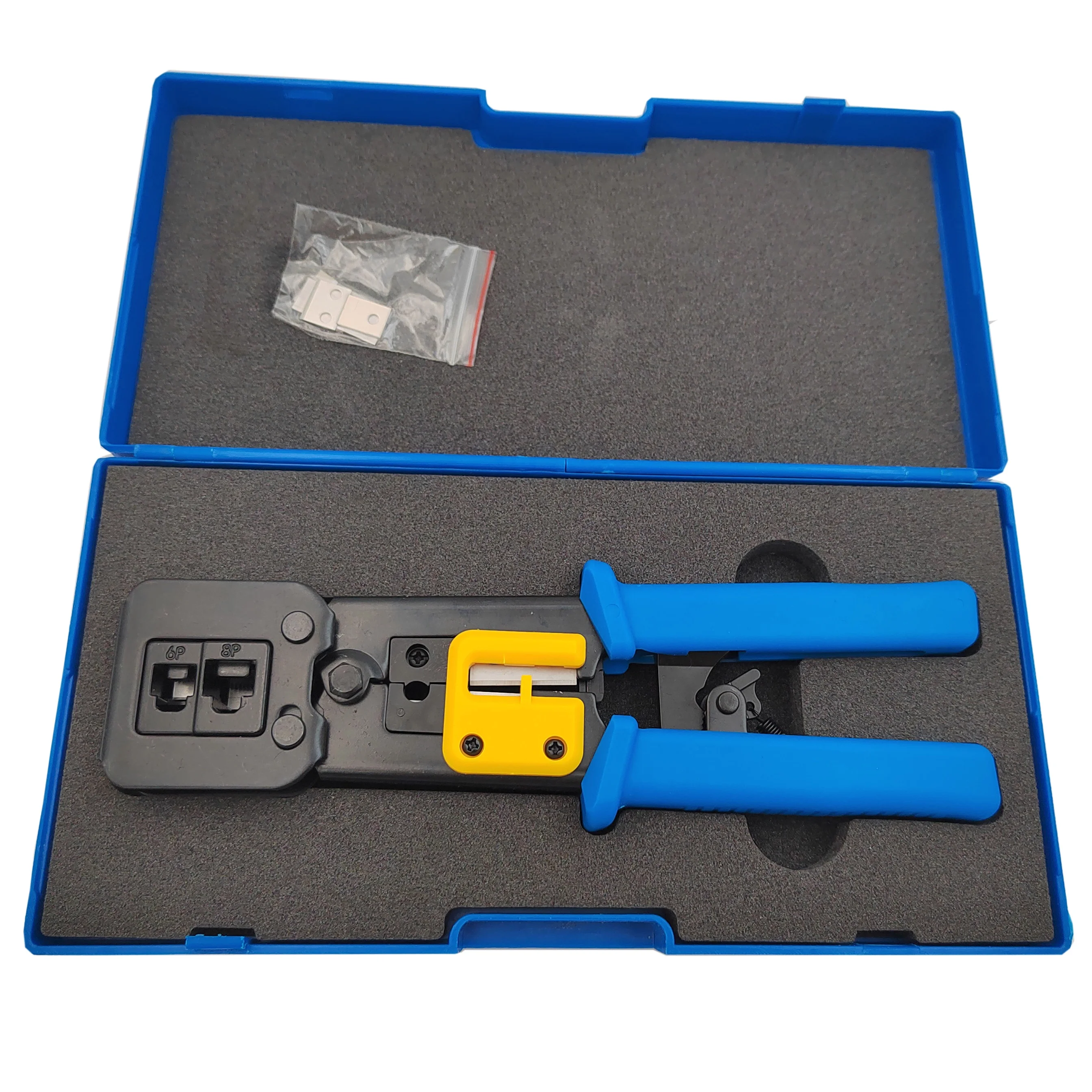 Цена по прейскуранту завода-изготовителя EZ-RJ45 Cat5e Cat6 разъем обжимной инструмент high End проходят через обжимные клещи резак для
