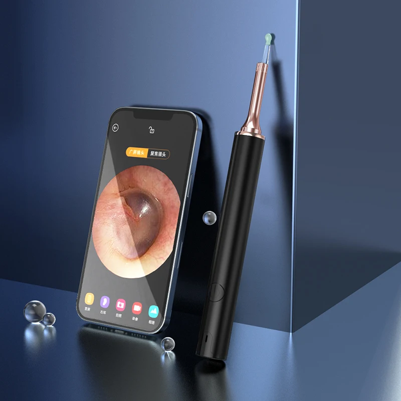 Трендовые продукты 2022, портативный аппарат для удаления ушного воска с аурископом, HD электрическое цифровое видео, беспроводной Wi-Fi отоскоп для ушной камеры