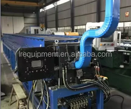 Automatic Galvanized Downspout Rain Water Gutter Cold Roll Forming Making Machine Factory Price