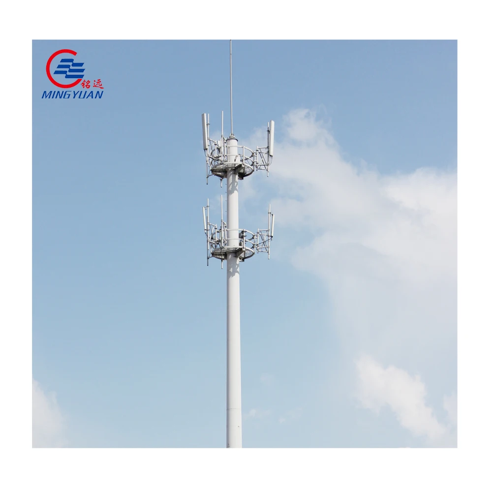 High Quality Galvanized Telecommunication Mast Guyed Tower