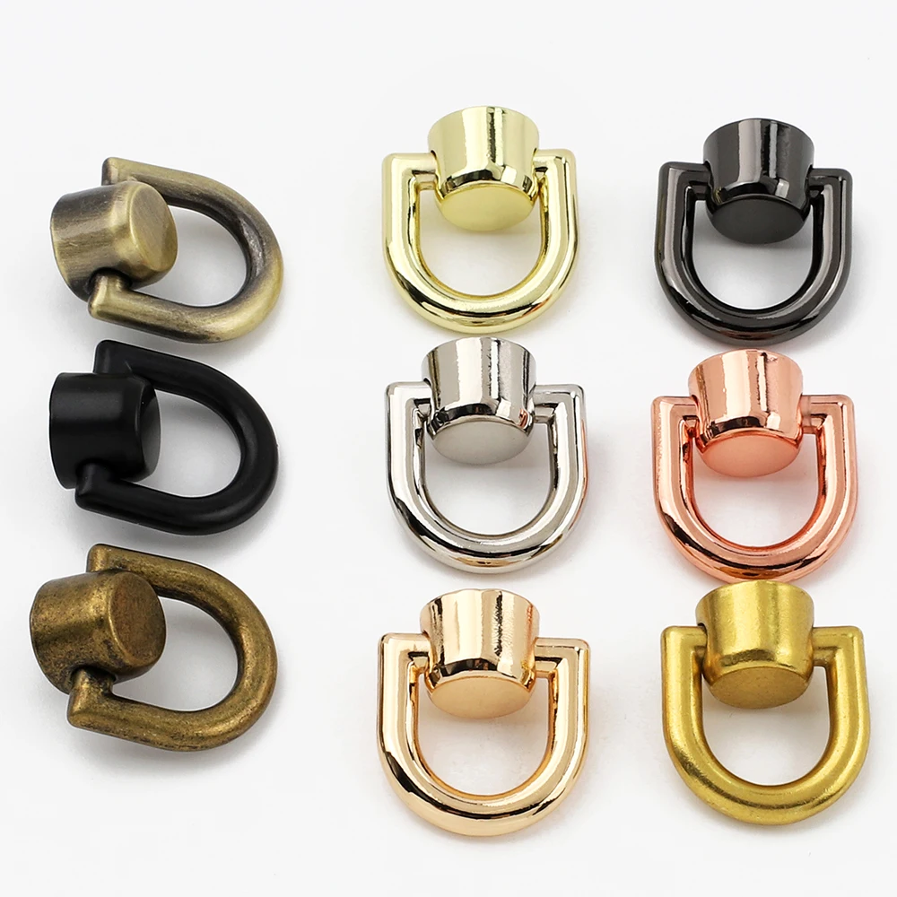 Metal Bag Rivet Nail Buckle Studs Button Handbag Belt Hanger Leather Craft Luggage Bag Buckle Tong Snap Hardware Accessories