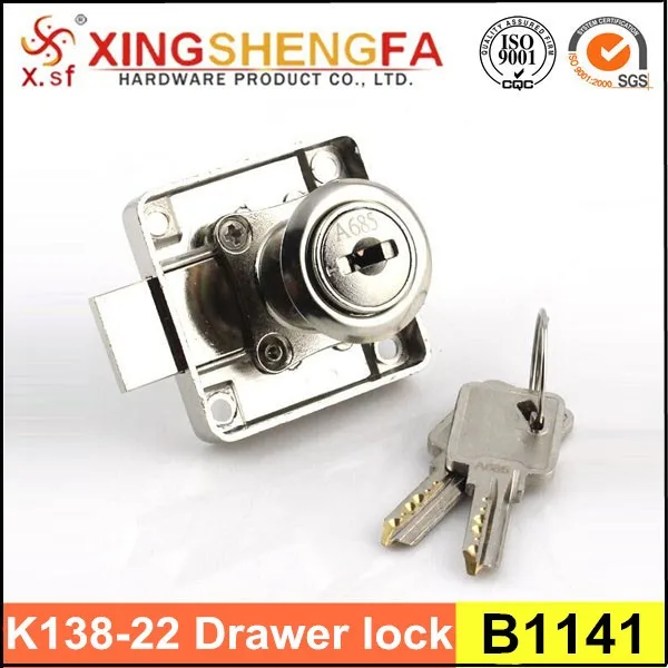 New design zinc alloy locks for cabinet drawer locks with master key drawer lock