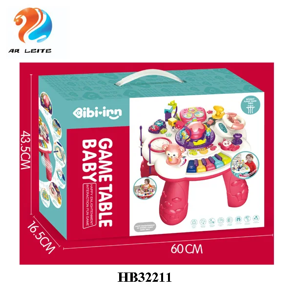 Early Educational Toys For Baby Kids Musical Piano Game Infant Intelligent Toys Early Learning Activity Play Game Table